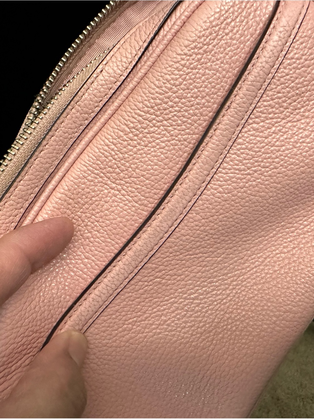 Coach Pebbled Leather Crossbody Camera Bag in Pink - Picture 3 of 12